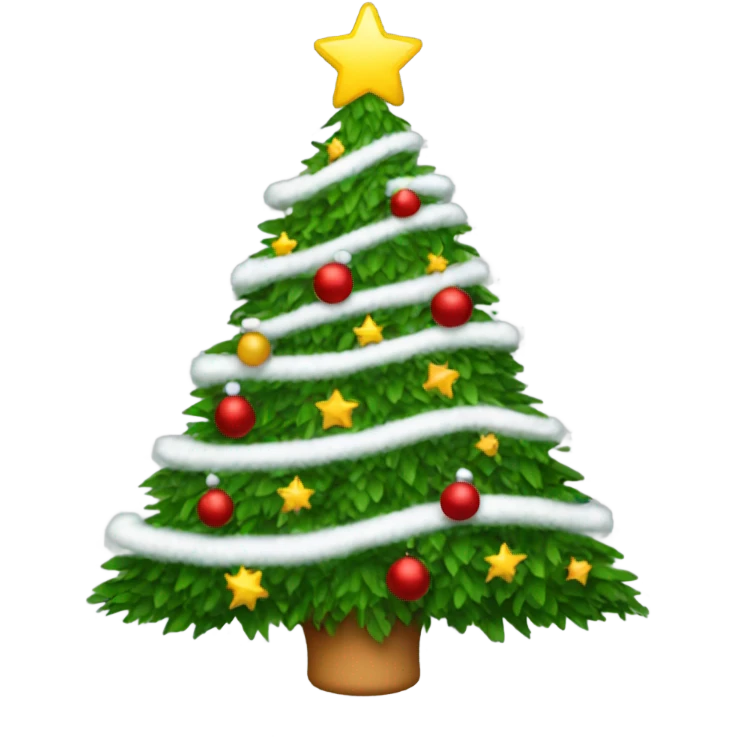 Mickey Mouse Christmas tree emoji