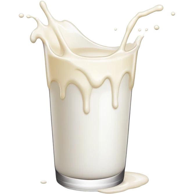 milk splat emoji