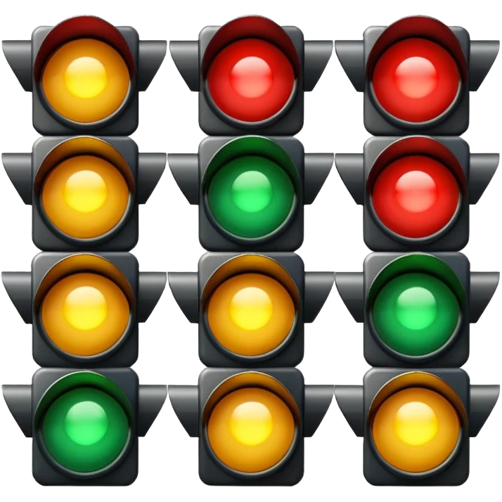 Traffic lights image emoji