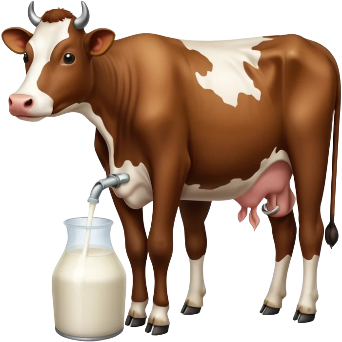 Cow milking emoji