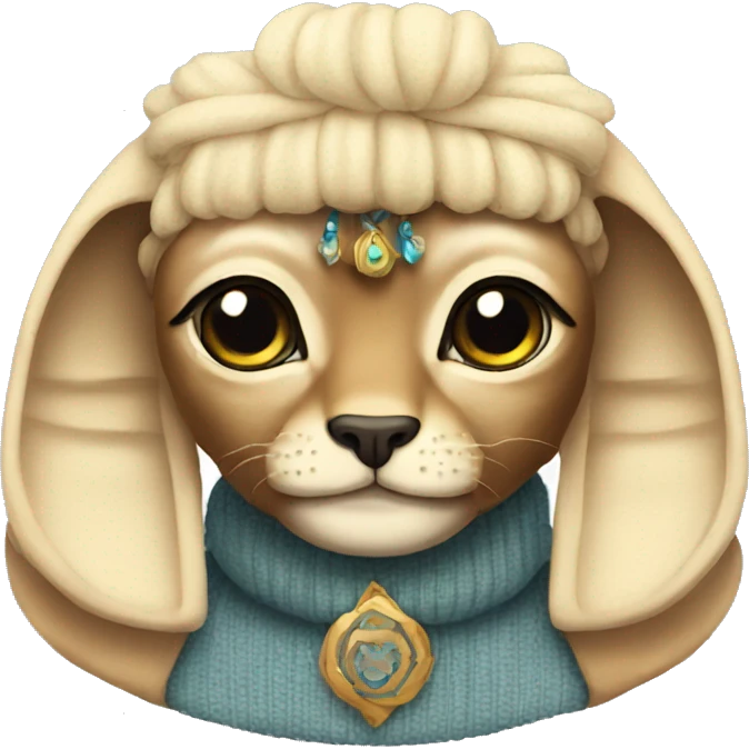 sphinx wearing a sweater  emoji