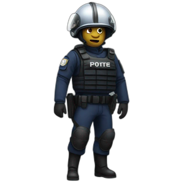riot police emoji