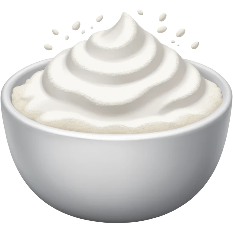 Flour in the bowl emoji