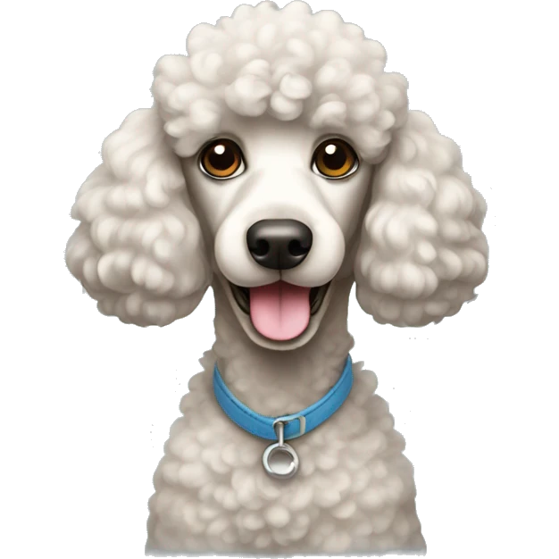 Poodle dog emoji