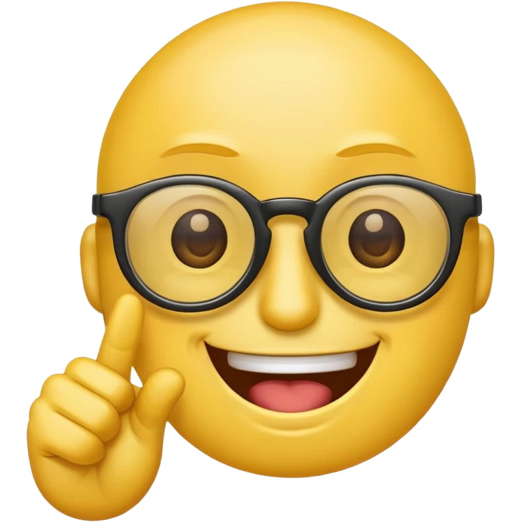 Emoji glasses middle finger  emoji