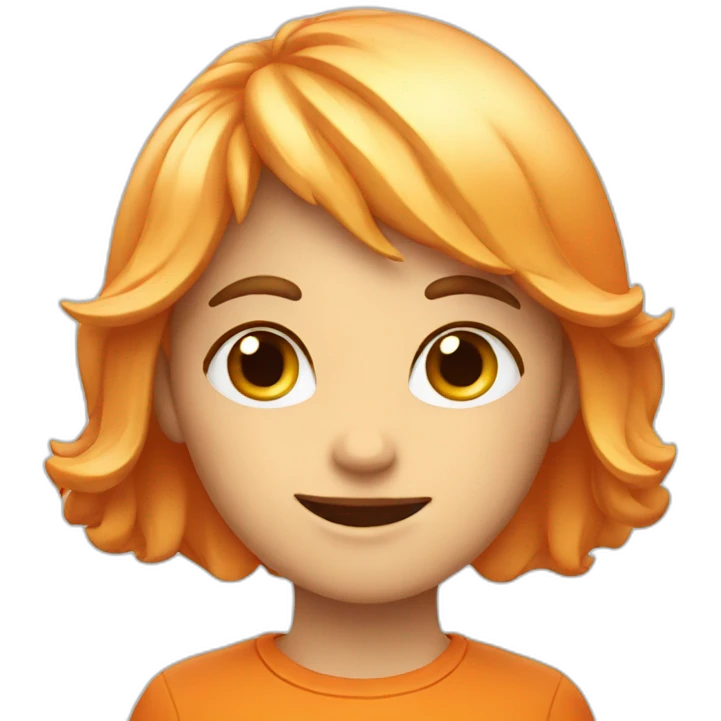 1 apple and 1 orange side by side emoji