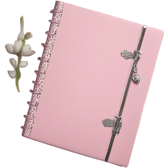 pink diary  emoji