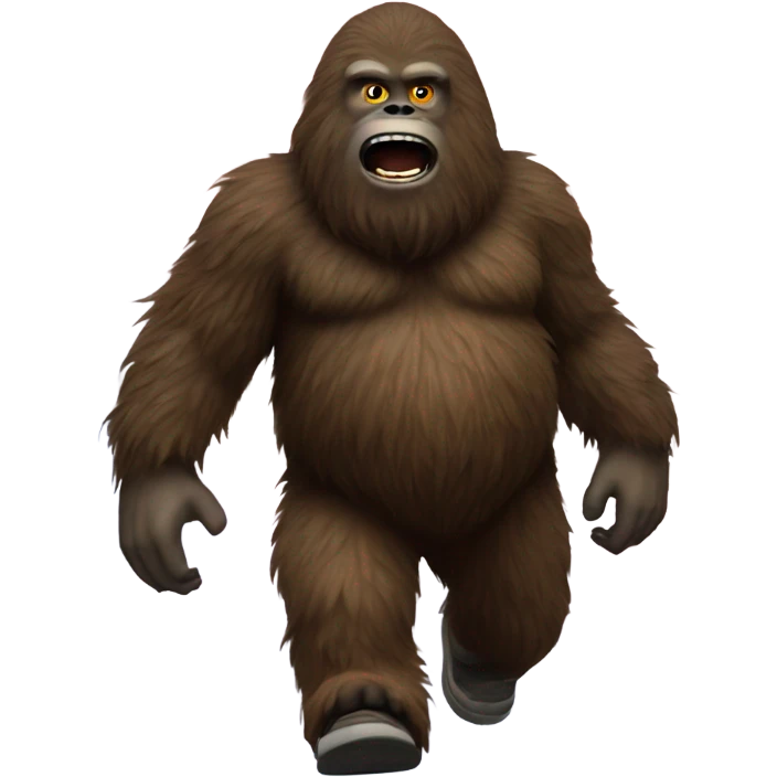 Bigfoot in space emoji