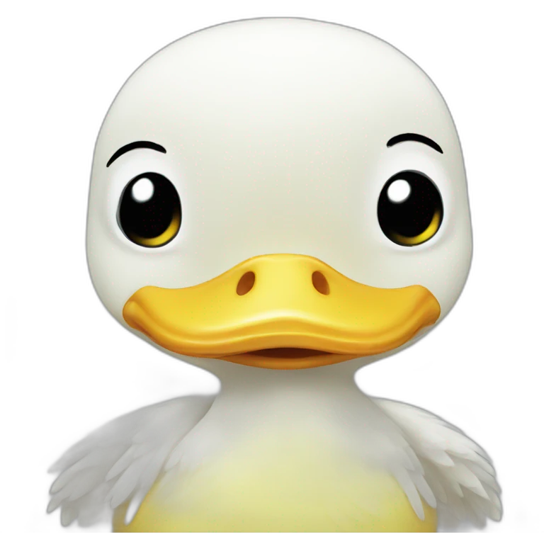 Hug duck emoji