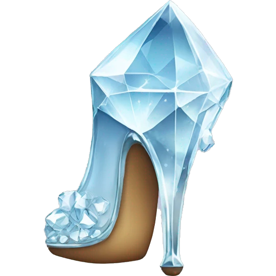Crystal shoe  emoji