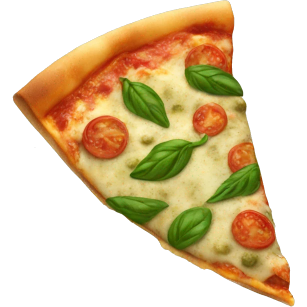 Pesto pizza slice  emoji
