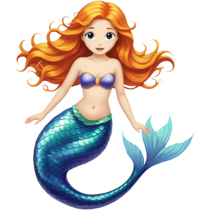 classic mermaid emoji