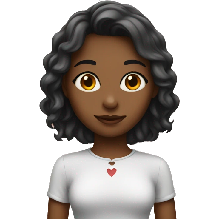 Girl in love emoji