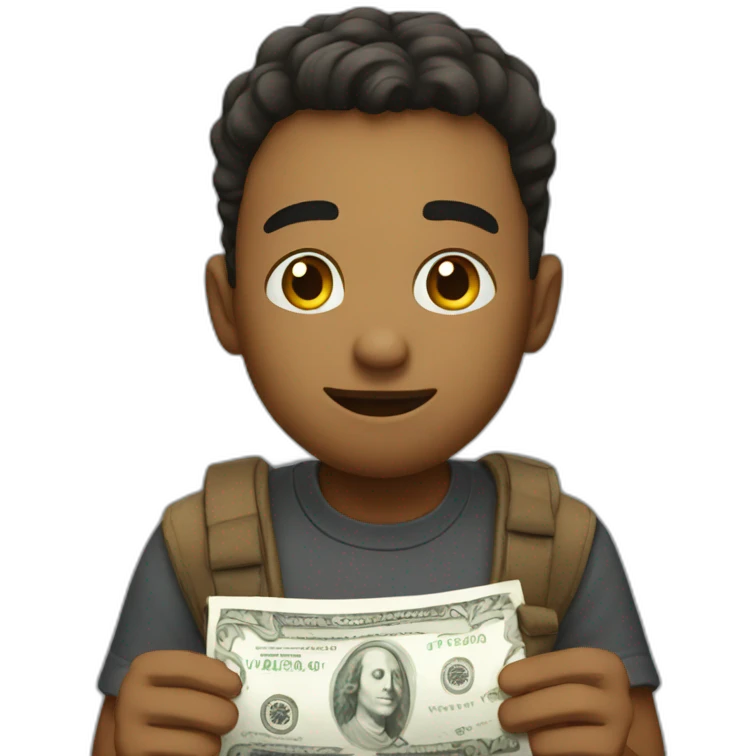 asking for money emoji