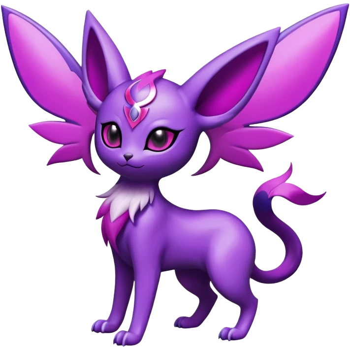 Shiny Espeon-Noibat-Hybrid (Full body) emoji
