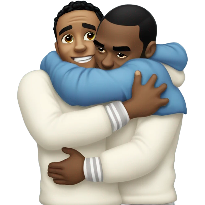 Diddy hugging Kevin gates  emoji