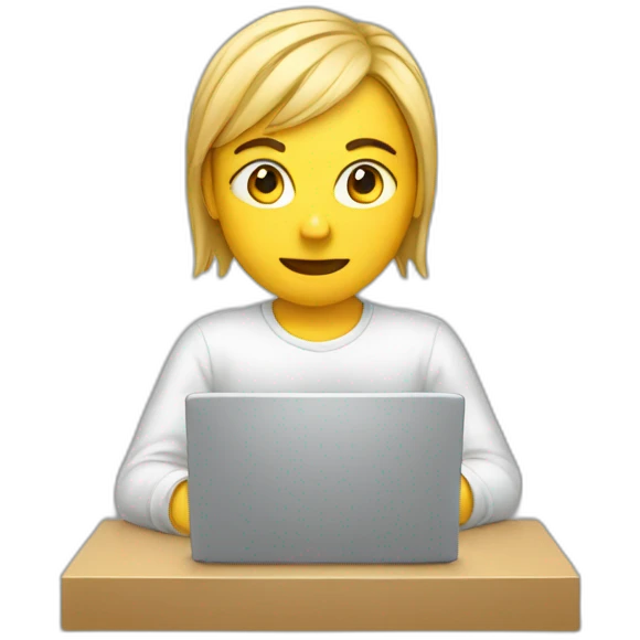 Person coding emoji
