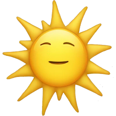 Soleil  emoji