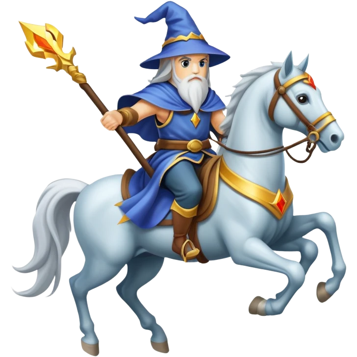 warrior horse wizard emoji