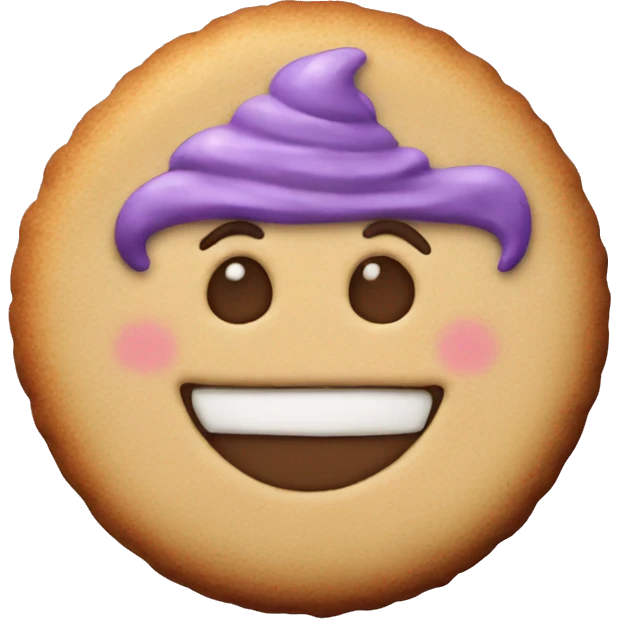 Birthday cookie emoji