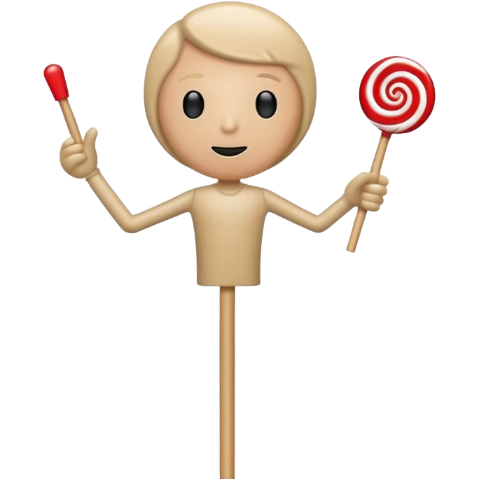 lollipop stickman emoji