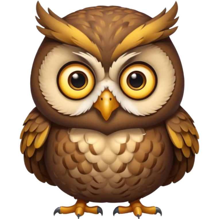 şişko baykuş emoji