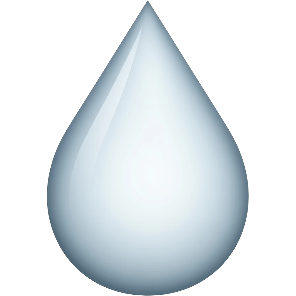 White water droplets small emoji
