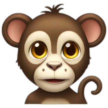 monkey looks like cat emoji