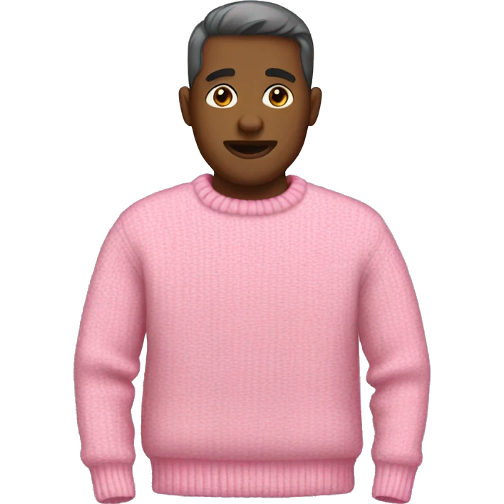 Pink sweater  emoji