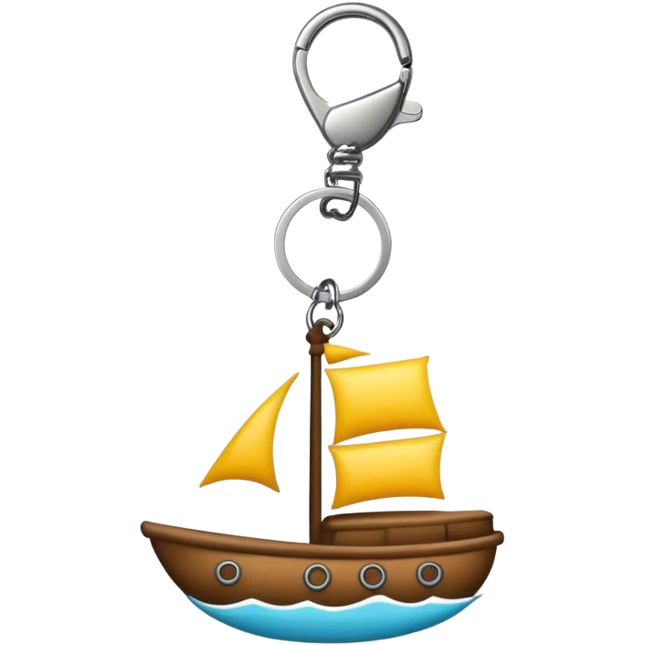 Caribeaner clip keychain emoji