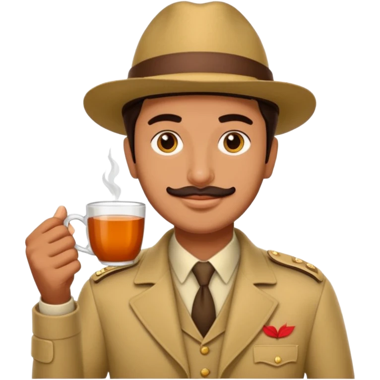 Gabar singh in sholay movie, taken cup of ttea emoji