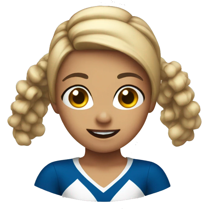 cheerleader emoji