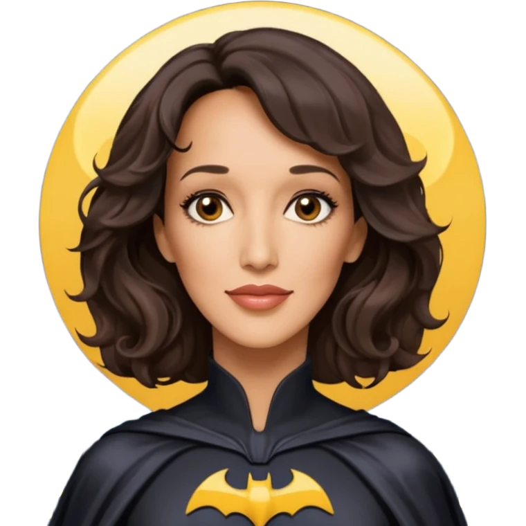 bat signal plus jennifer beals emoji