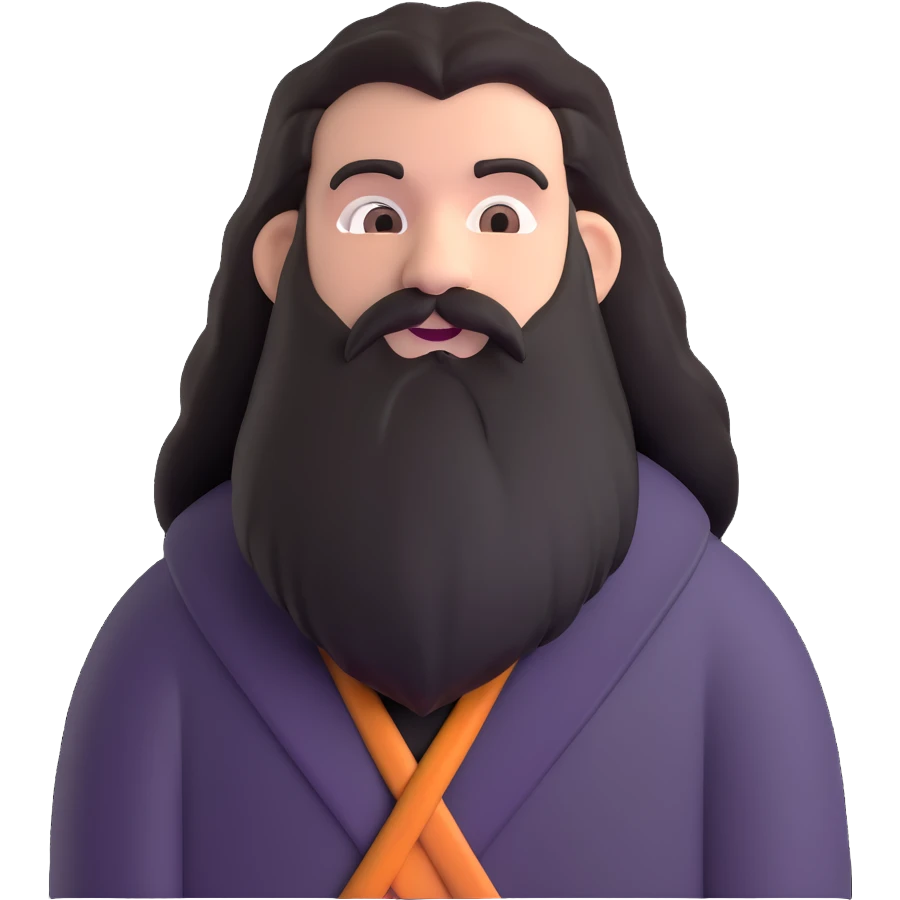 Hagrid from Harry Potter emoji