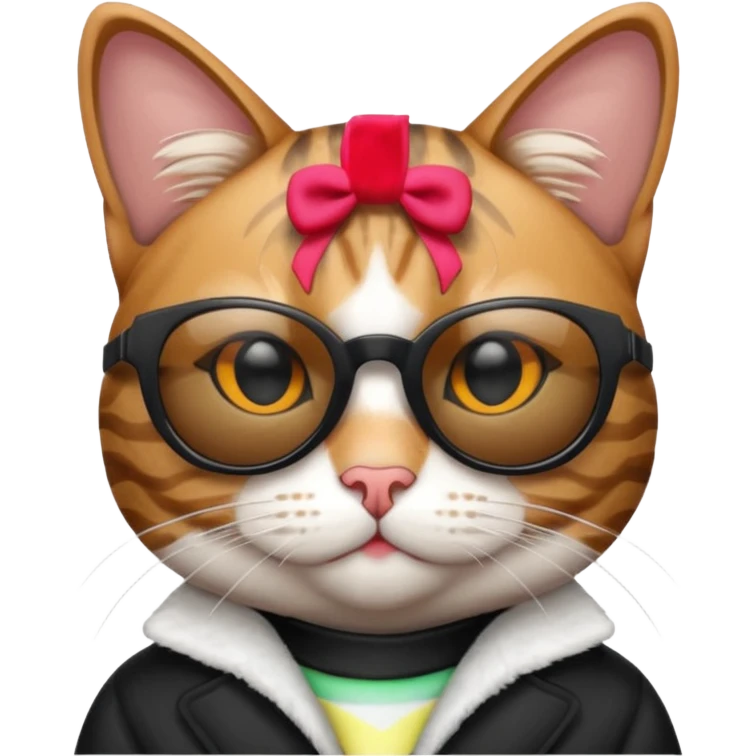Cat wearing sunglasses emoji