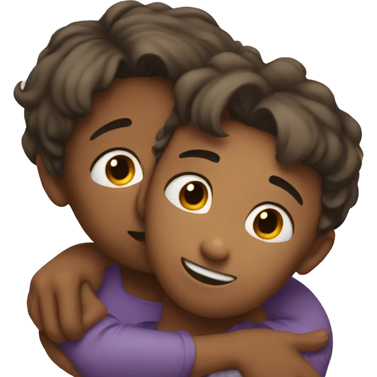 boy girl hug emoji