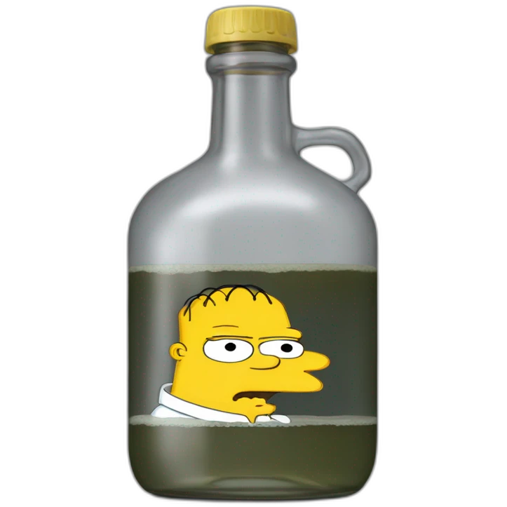 Homer Simpson drinkwater emoji