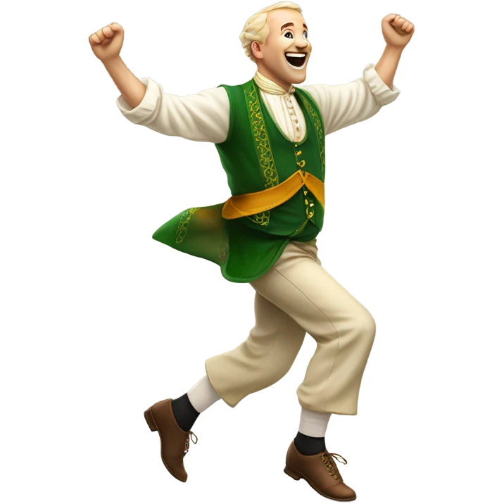 Dancing Irishman  emoji