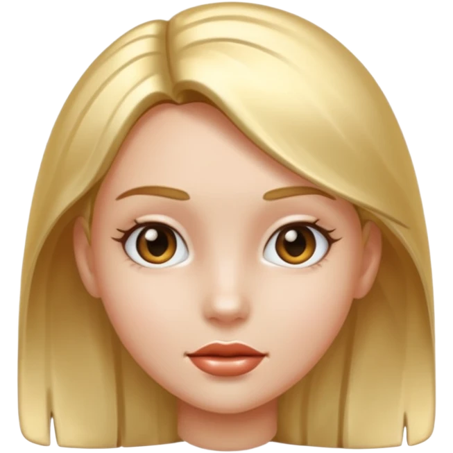 metal skin colored girl emoji