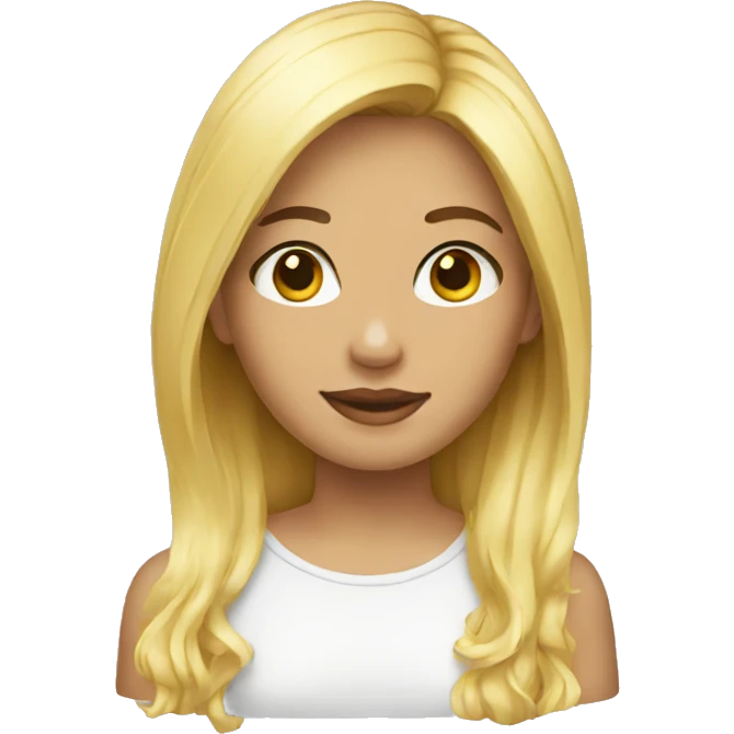 girl blonde emoji