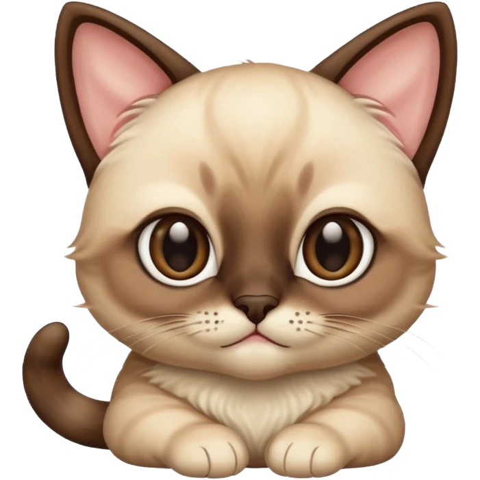 Siamese cat baby emoji