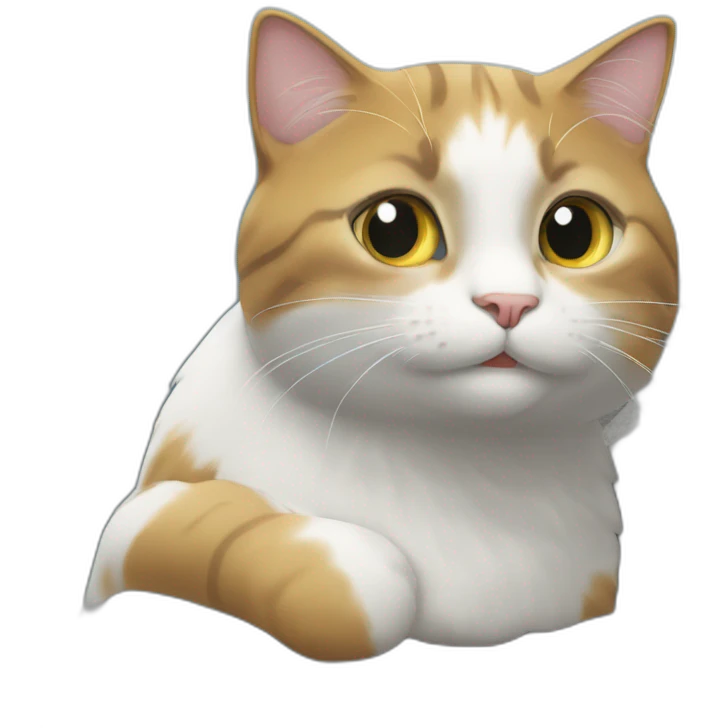 Un chat sur une montagne emoji