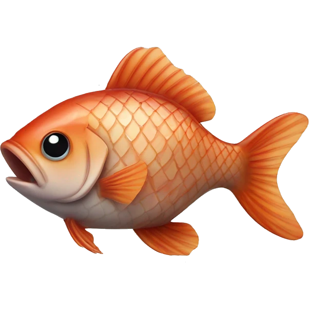 Apple fish emoji