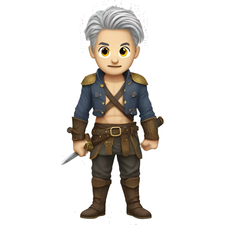 Realistic trunks with sword emoji