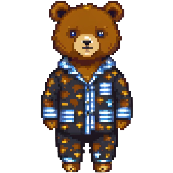 bear in pajamas emoji