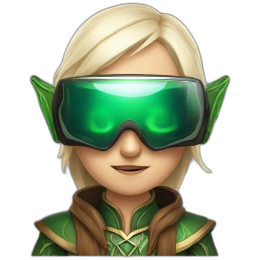 elven with vr headset emoji
