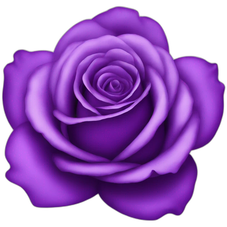 purple rose emoji
