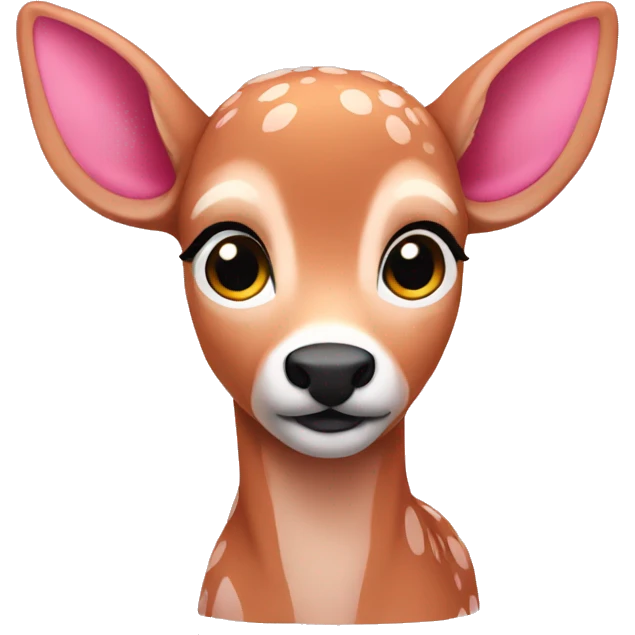 pink fawn emoji
