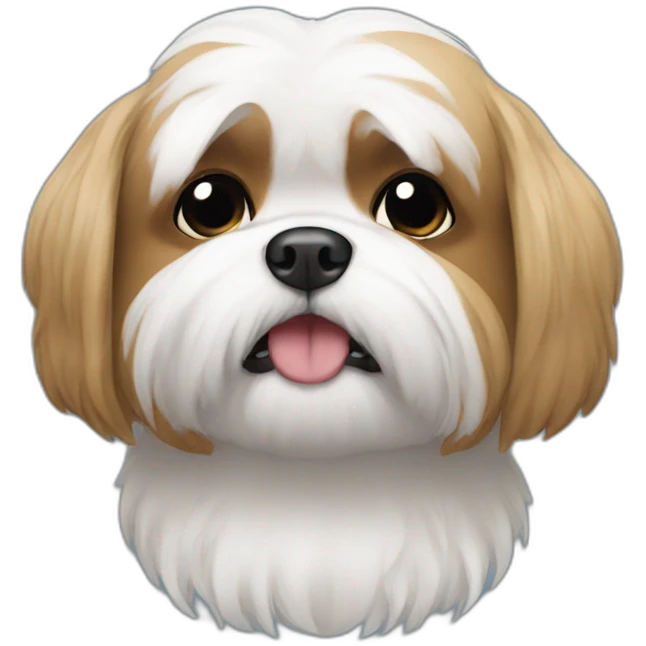 shitzu dog emoji