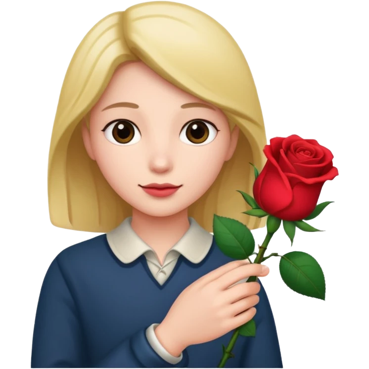 داخل دستش گل روز باشه emoji